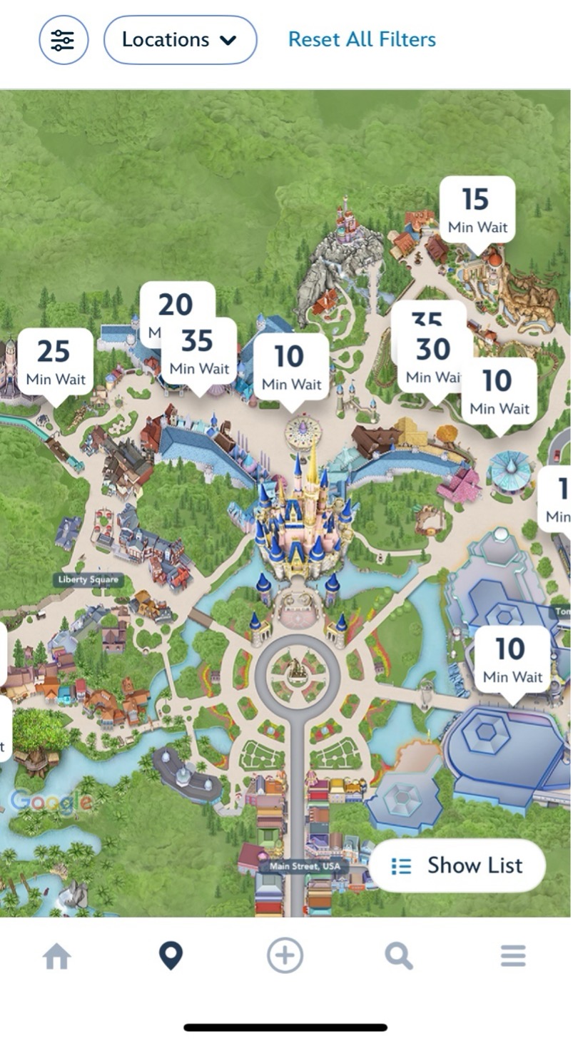 Pourquoi faire appel à un conseiller en voyage Disney ? - Carte des temps d'attente