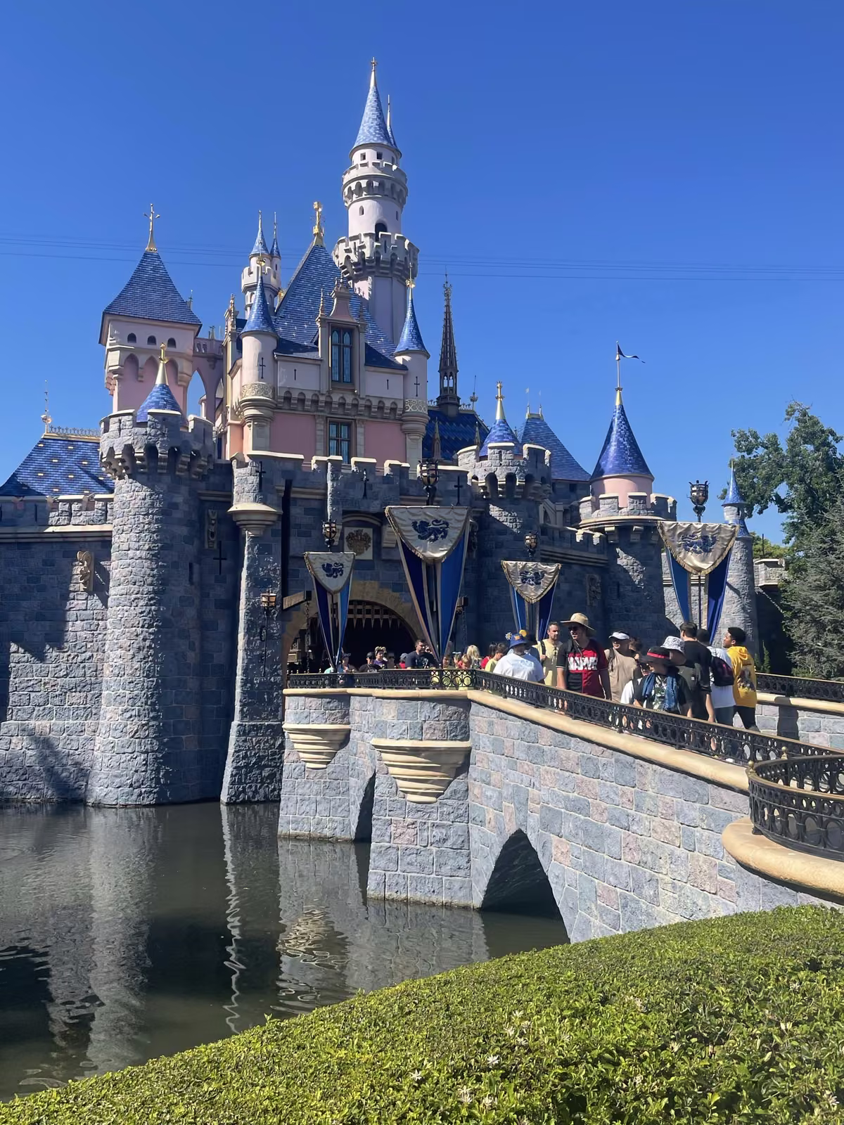 Le château de la Belle au Bois Dormant à Disneyland Park en Californie
