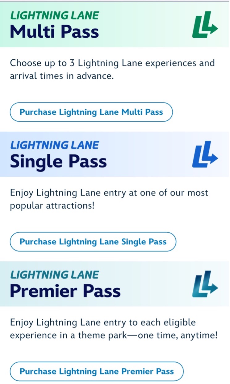 Exemple de formules Lightning Lane à Walt Disney World Resort